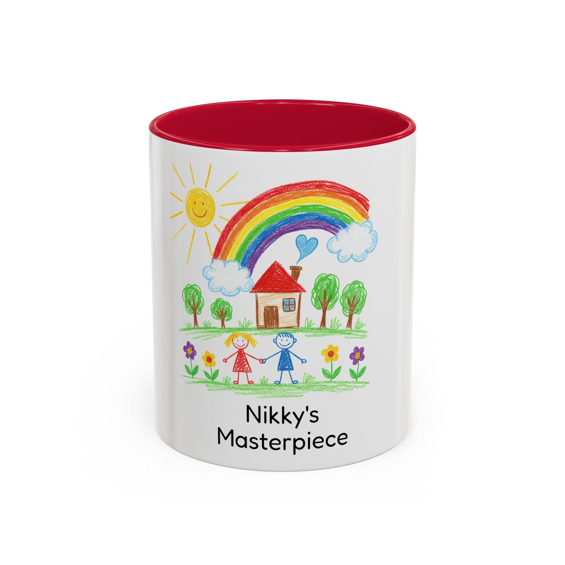 Personalized Kid’s Drawing Mug (11oz/15oz)  Mug Deeply Engraved
