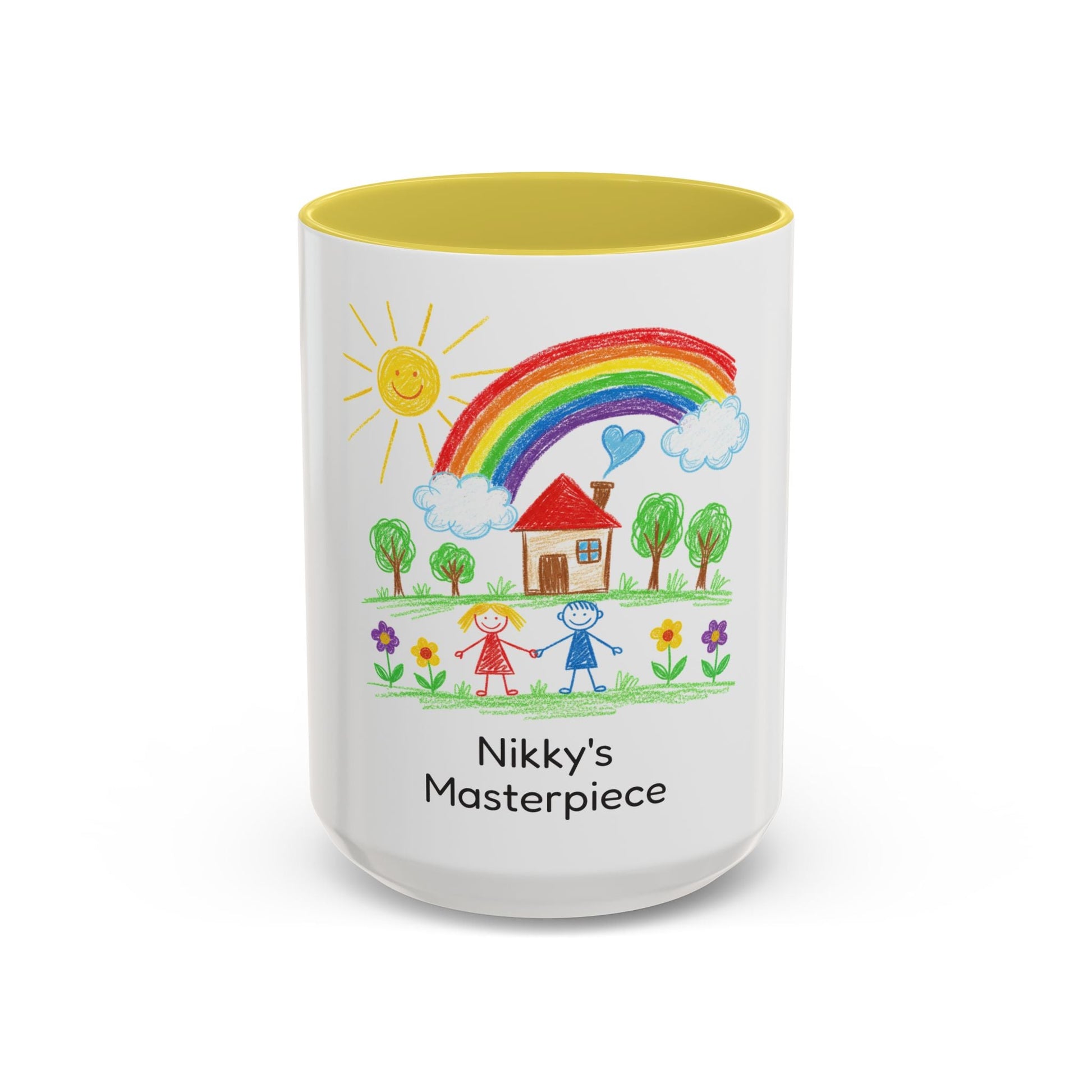 Personalized Kid’s Drawing Mug (11oz/15oz)  Mug Deeply Engraved