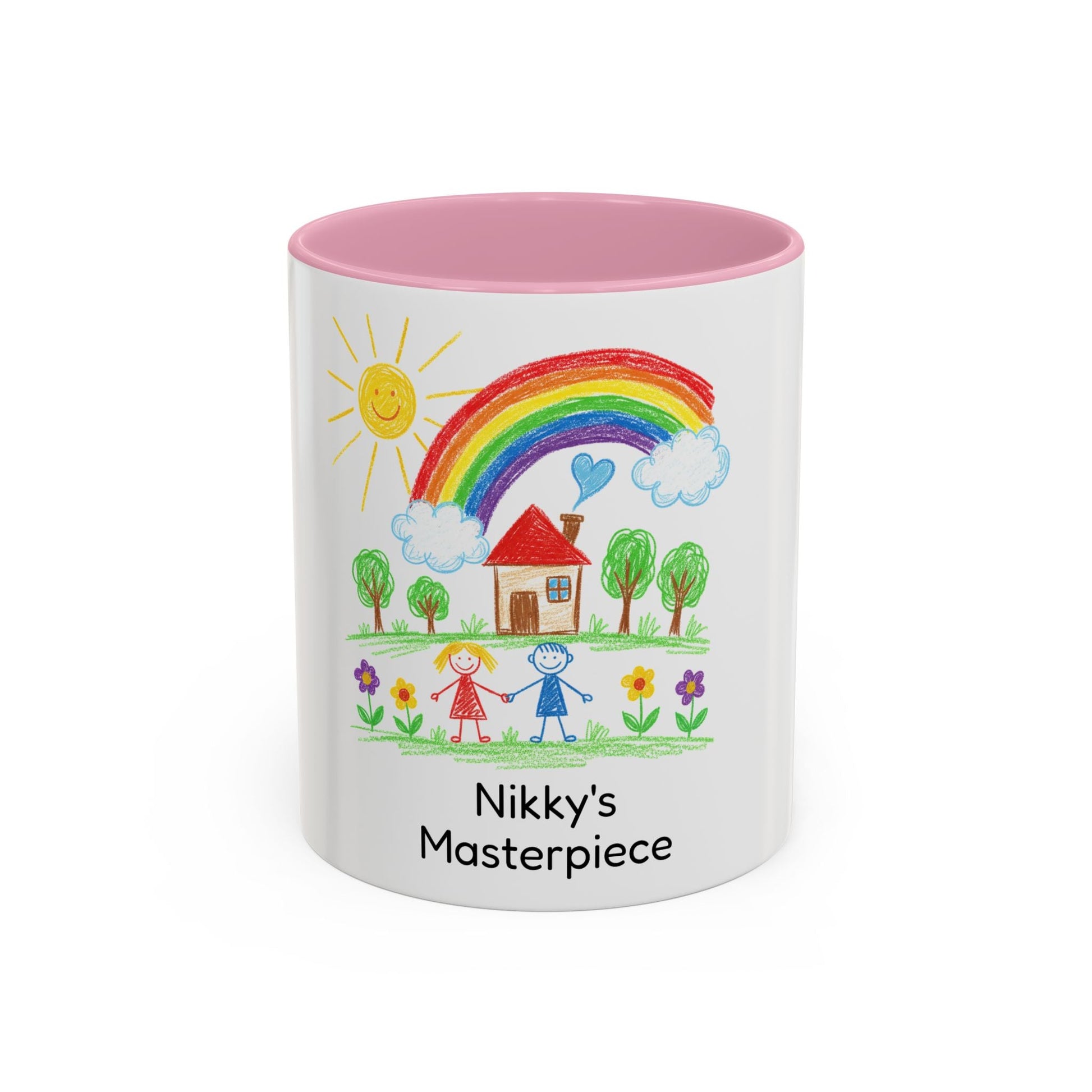 Personalized Kid’s Drawing Mug (11oz/15oz)  Mug Deeply Engraved