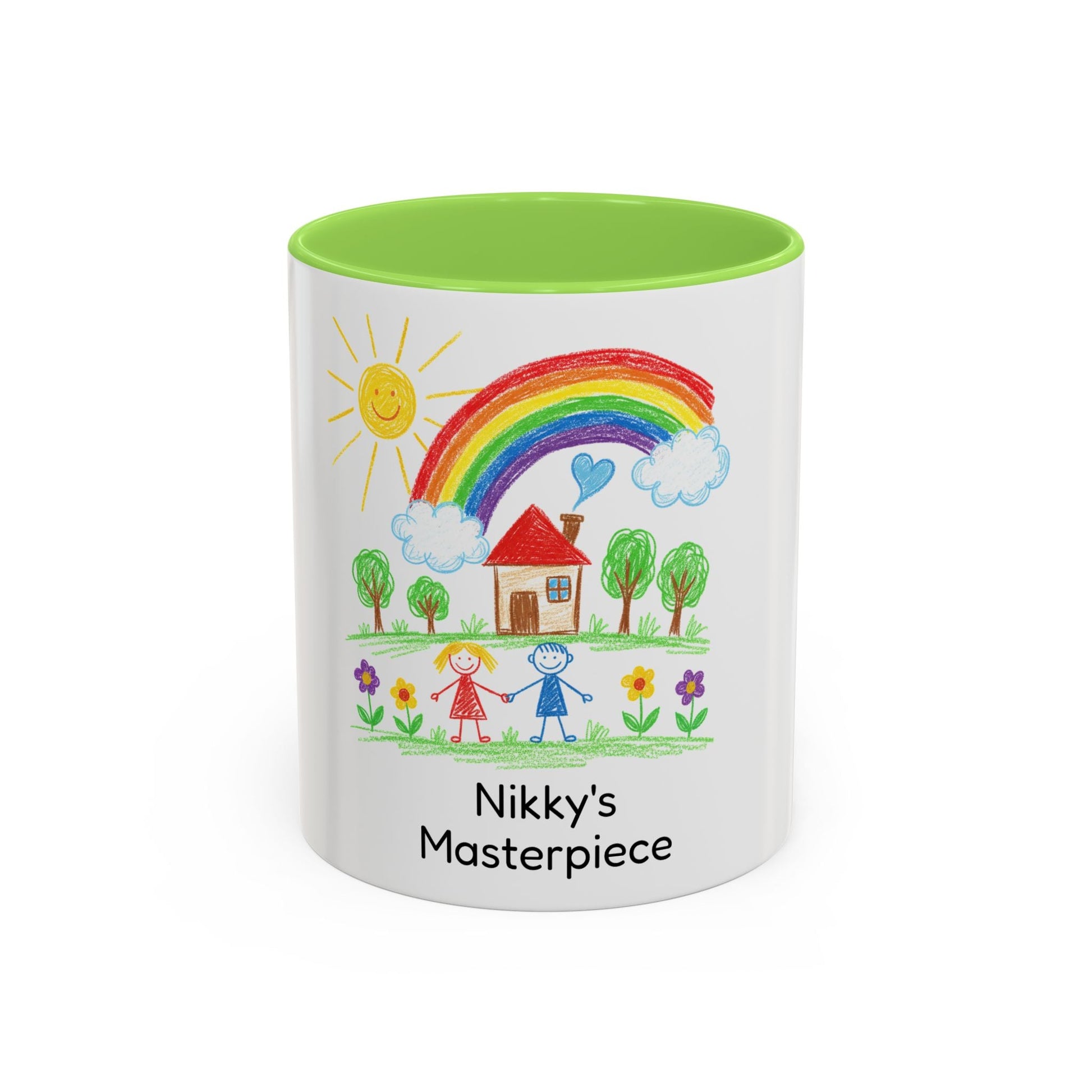Personalized Kid’s Drawing Mug (11oz/15oz)  Mug Deeply Engraved
