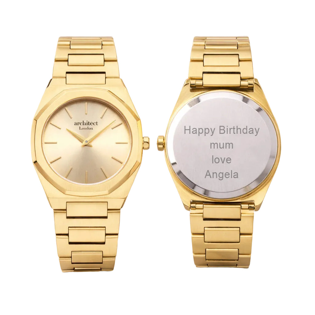 Personalized Ladies Watch – Cesca Doré  Ladies' Watches Deeply Engraved