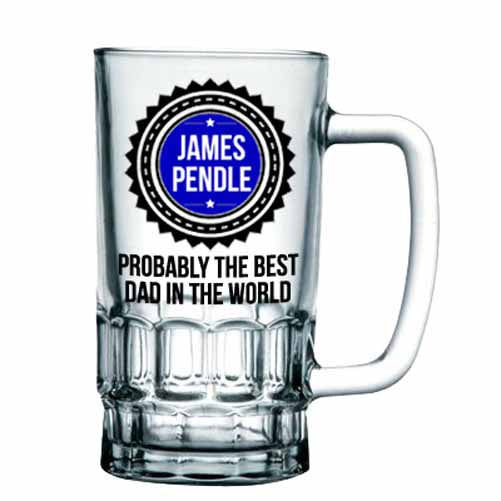 Personalized Legacy Dad Award Beer Stein  Beer Mugs Deeply Engraved