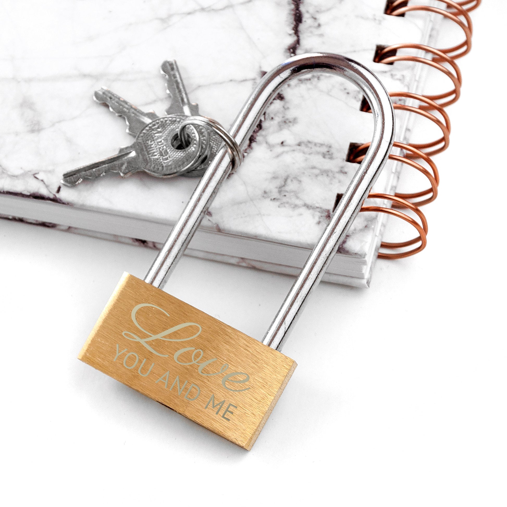 Personalized Lovers' Padlock  Keepsakes Deeply Engraved