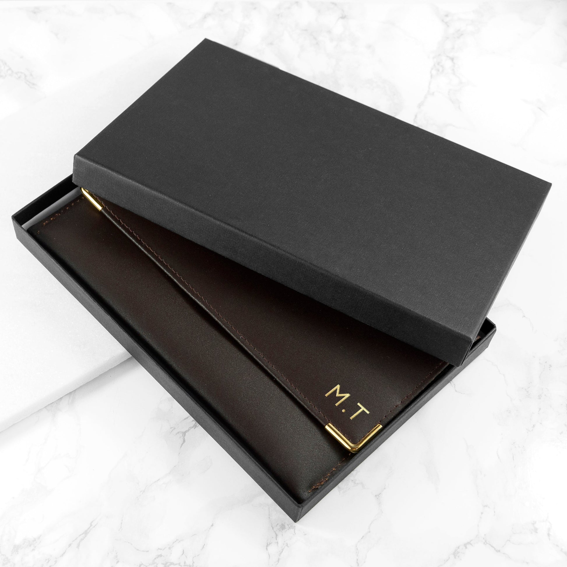 Personalized Luxury Leather Travel Organiser  Travel Accessories Deeply Engraved