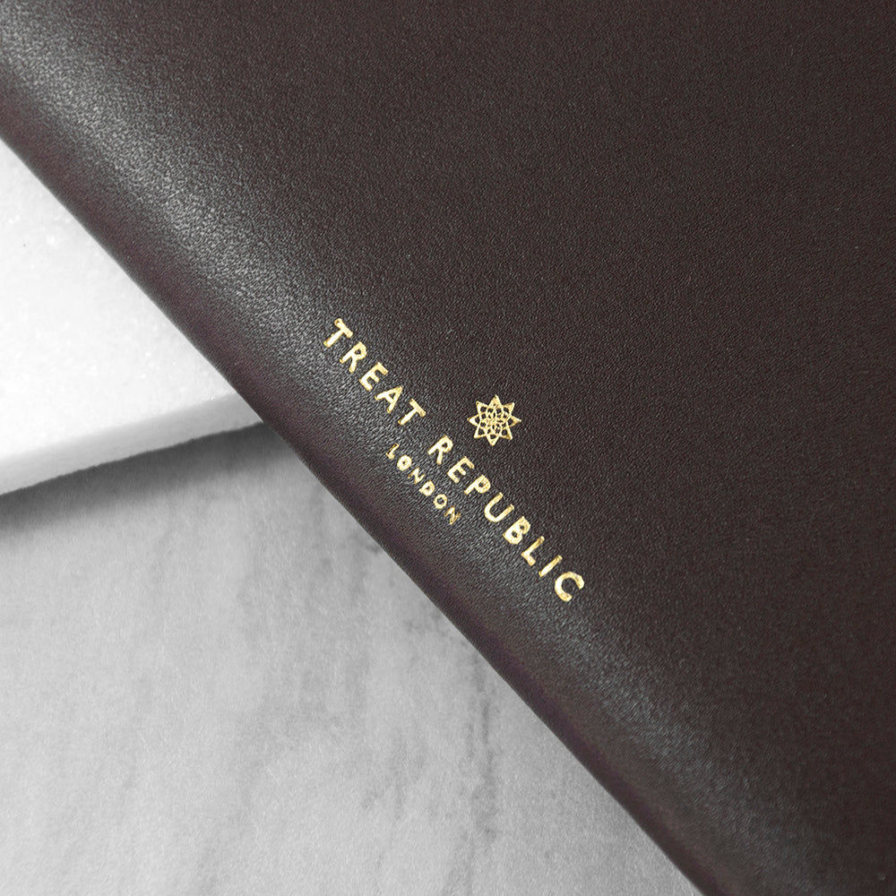 Personalized Luxury Leather Travel Organiser  Travel Accessories Deeply Engraved