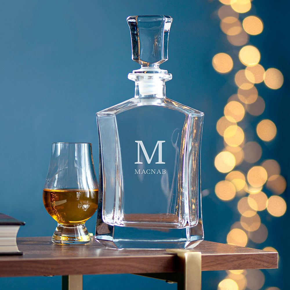personalized-tall-hexagonal-whiskey-decanter-750ml-monogrammed-luxury-glass