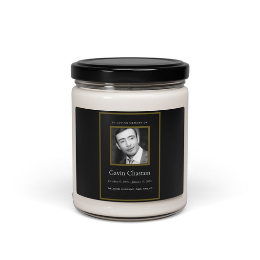 Personalized Memorial Candle  Scented Candles Deeply Engraved