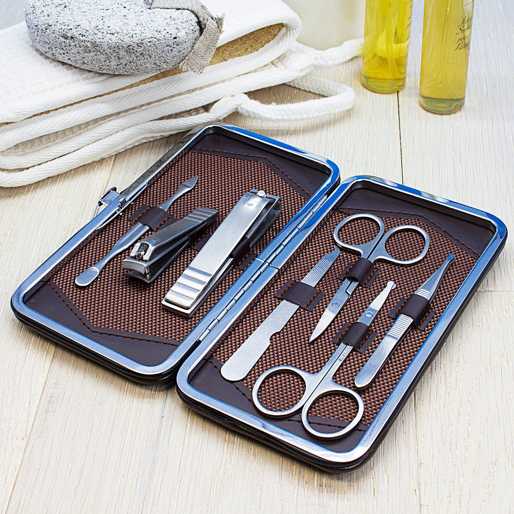 Personalized Men's 7 Piece Grooming Set  Men's Grooming Kits Deeply Engraved