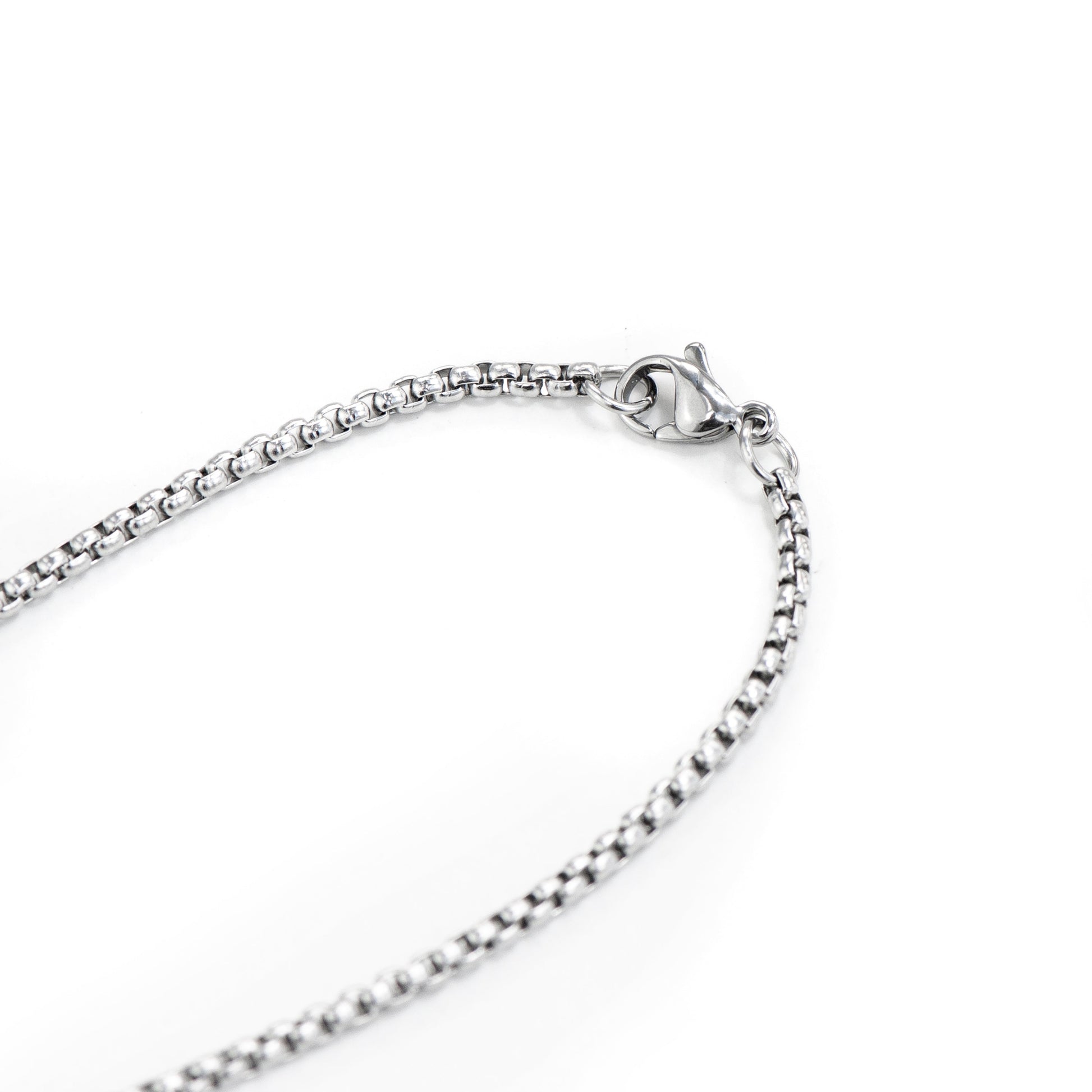 Personalized Men's Dog Tag Necklace - Silver  Men's Necklaces Deeply Engraved