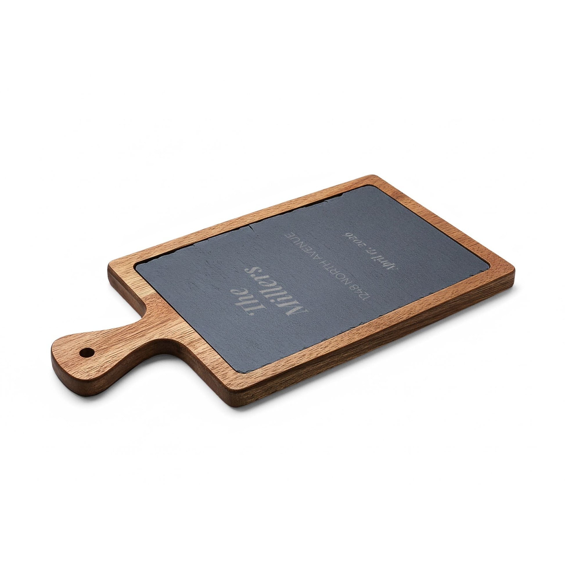Personalized New Home Slate Charcuterie Board  Charcuterie Board Deeply Engraved