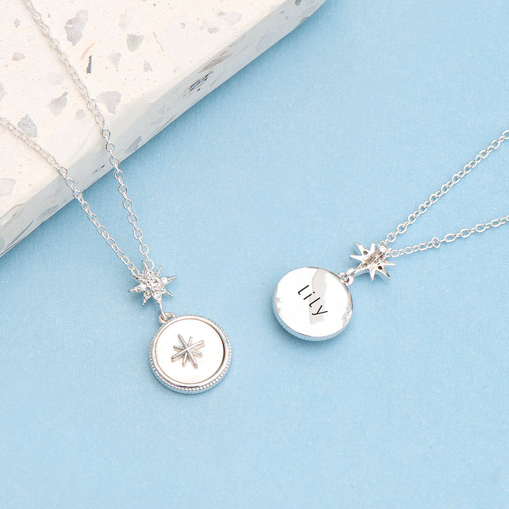 Personalized North Star Necklace  Necklaces Deeply Engraved