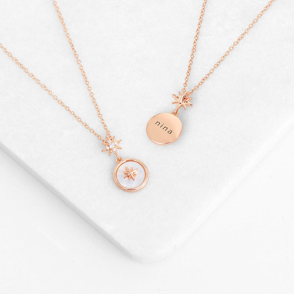 Personalized North Star Necklace  Necklaces Deeply Engraved