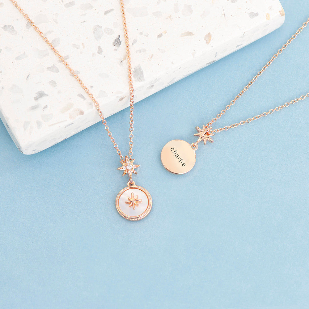 Personalized North Star Necklace  Necklaces Deeply Engraved