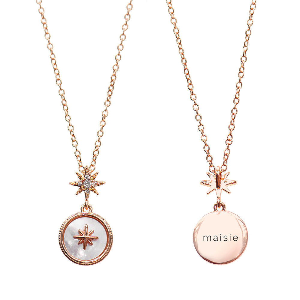 Personalized North Star Necklace  Necklaces Deeply Engraved
