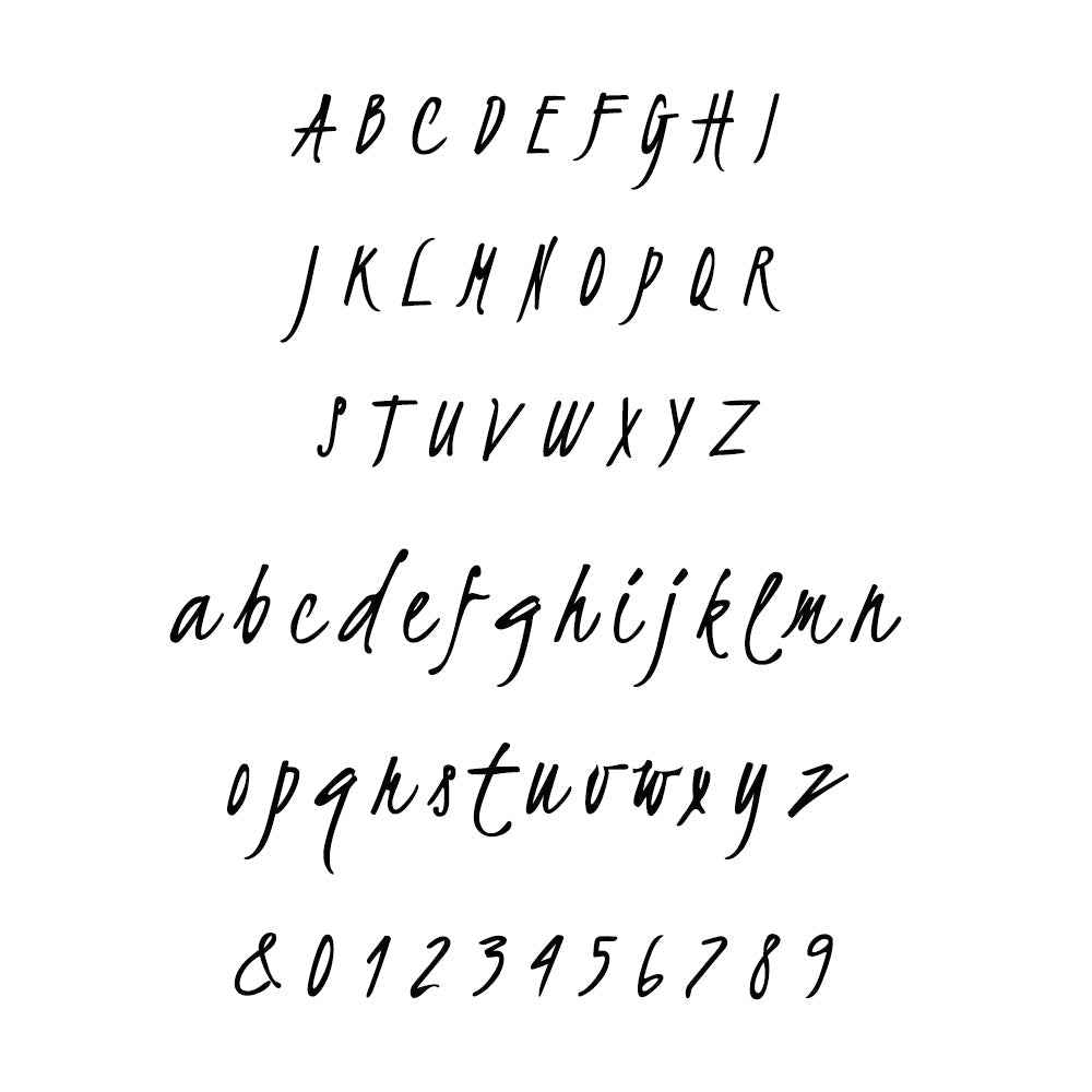 Personalized oak book photo frame with elegant cursive lettering for a stylish display