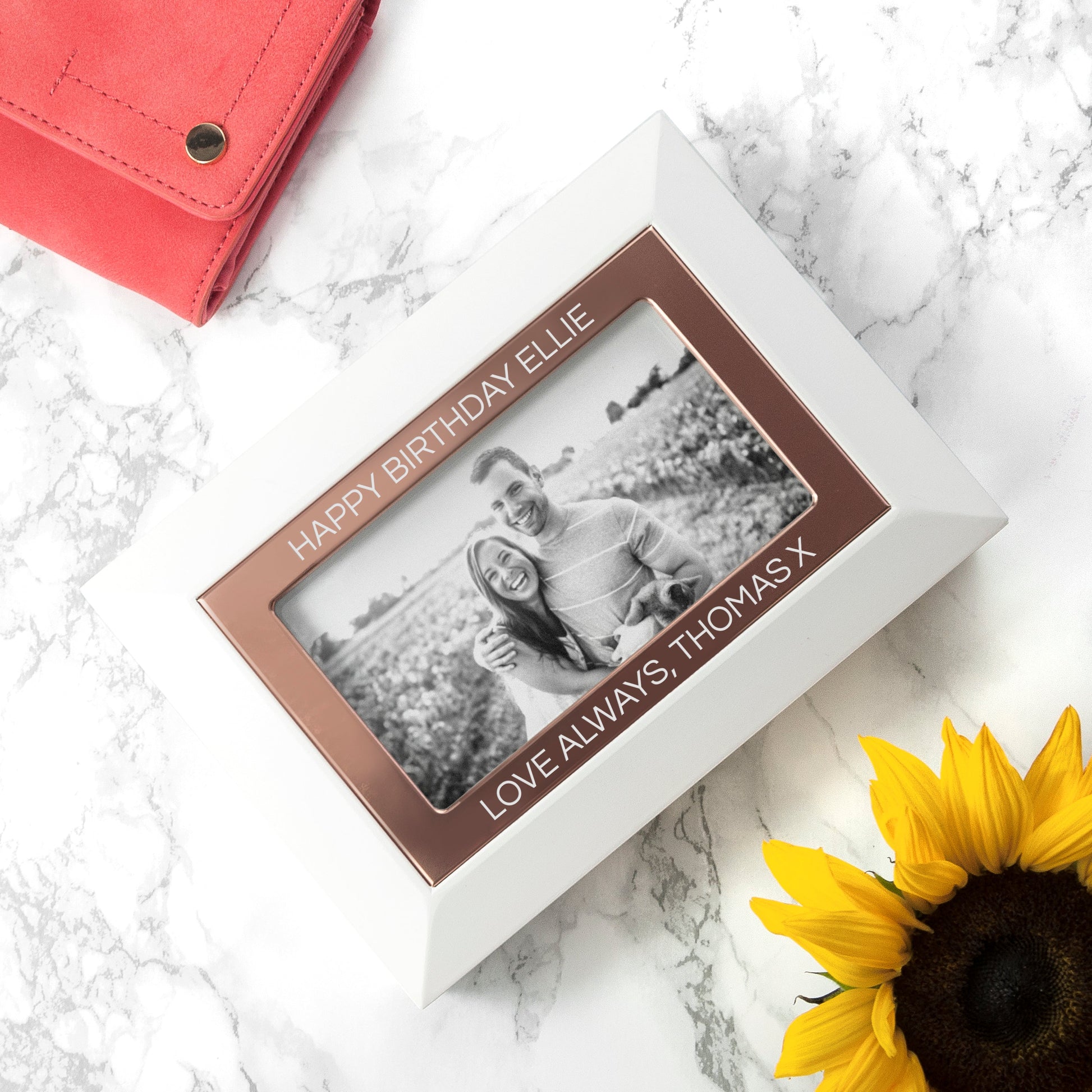 Personalized Photo Frame Jewelry Box  Jewellery Boxes & Storage Deeply Engraved