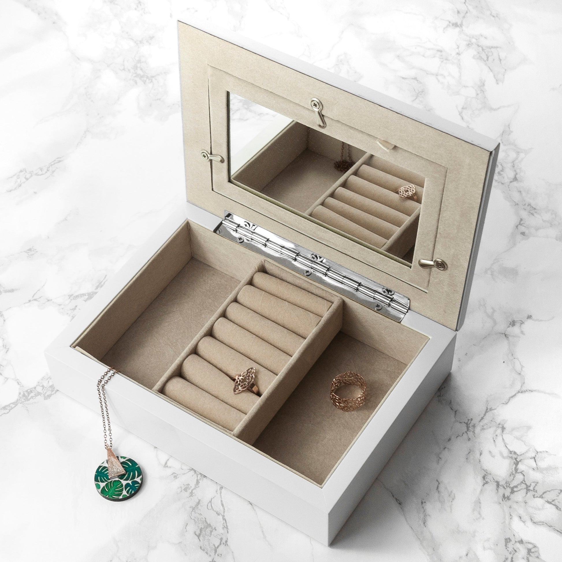 Personalized Photo Frame Jewelry Box  Jewellery Boxes & Storage Deeply Engraved