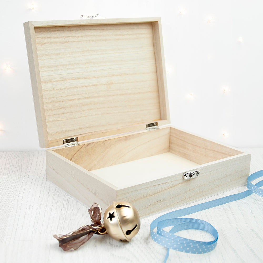 Personalized Santa Gift Box  Keepsake Boxes Deeply Engraved
