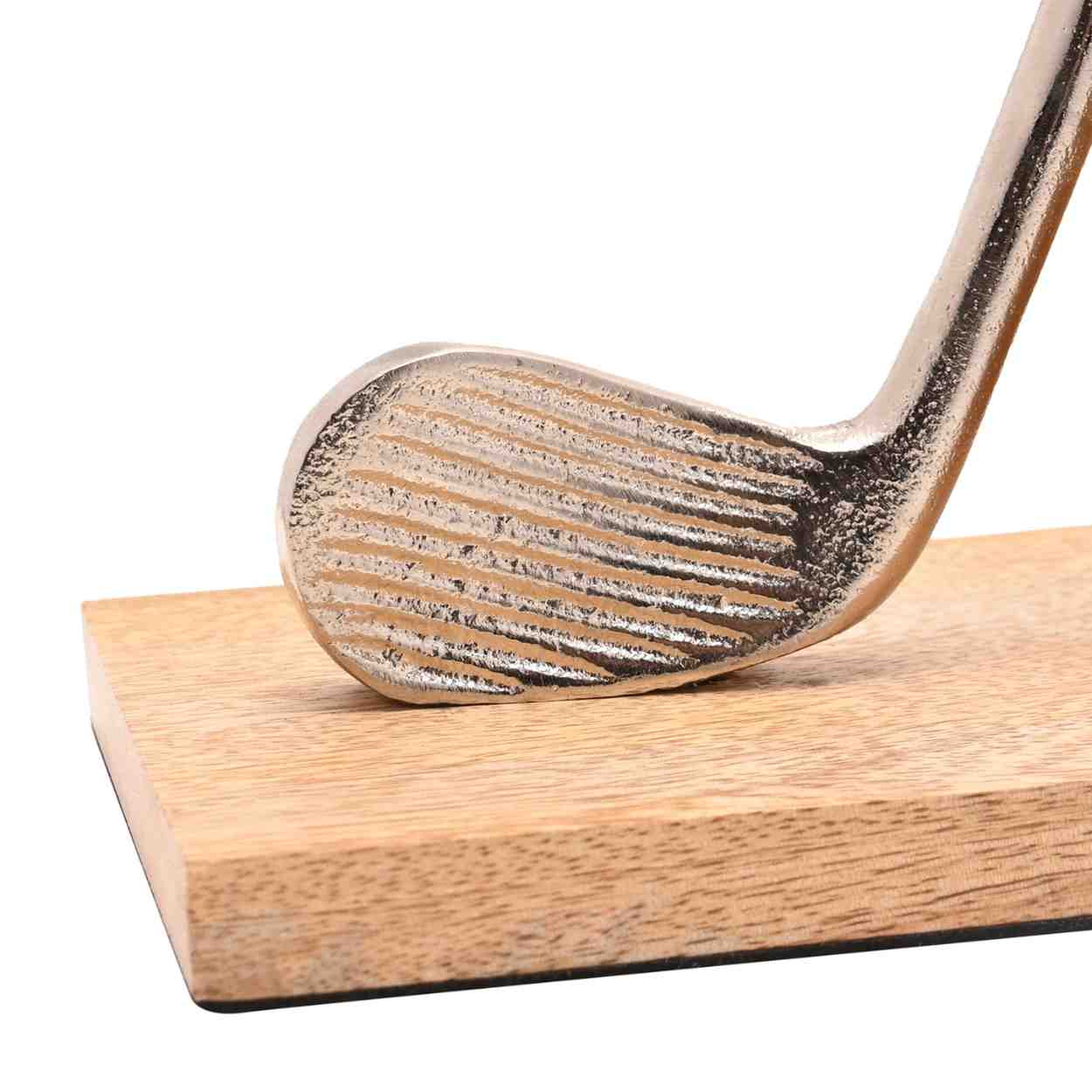Personalized Solid Pine Golf Bookends | 540g Heavy-Duty  Bookends Deeply Engraved