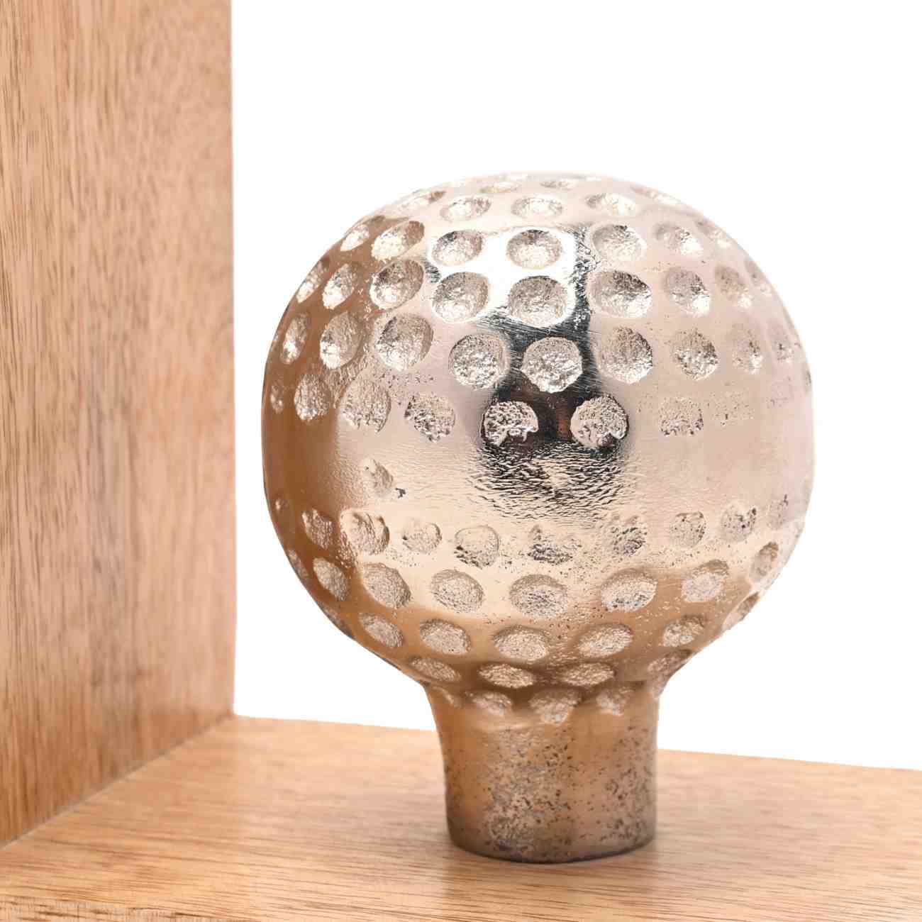 Personalized Solid Pine Golf Bookends | 540g Heavy-Duty  Bookends Deeply Engraved