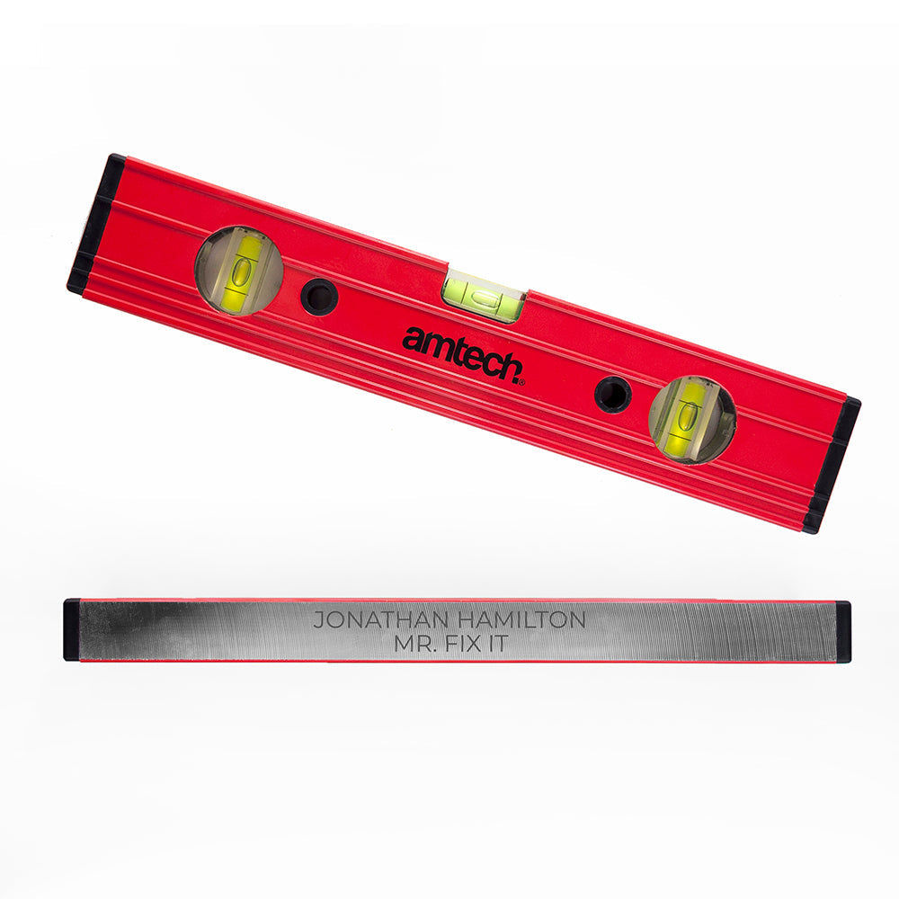 Personalized Spirit Level (Heavy Duty)  DIY Tools Deeply Engraved