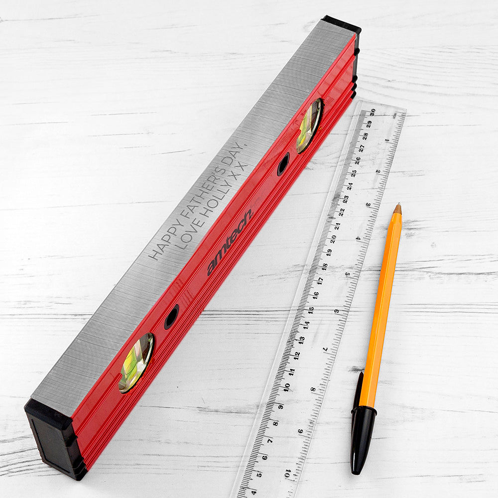 Personalized Spirit Level (Heavy Duty)  DIY Tools Deeply Engraved