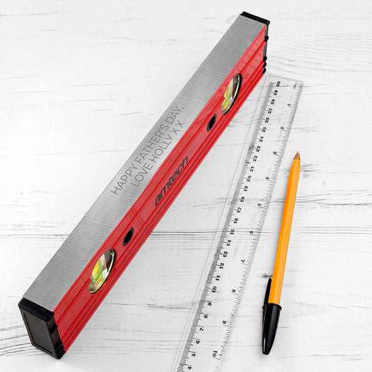 Personalized Spirit Level (Heavy Duty)  DIY Tools Deeply Engraved