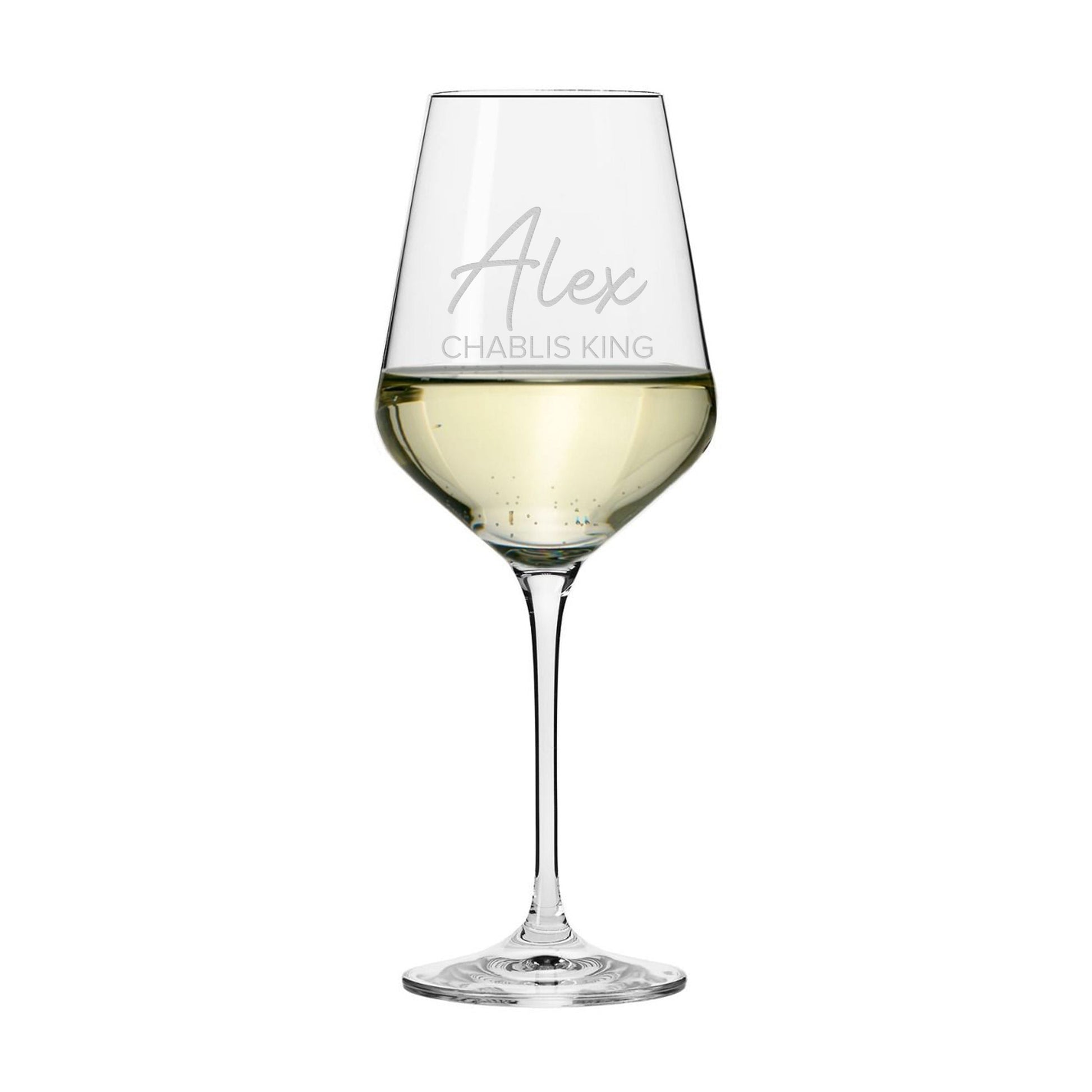 Personalized Wine Glass-390ml  Wine Glasses Deeply Engraved