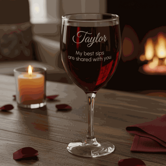 Personalized Wine Glass  Wine Glasses Deeply Engraved