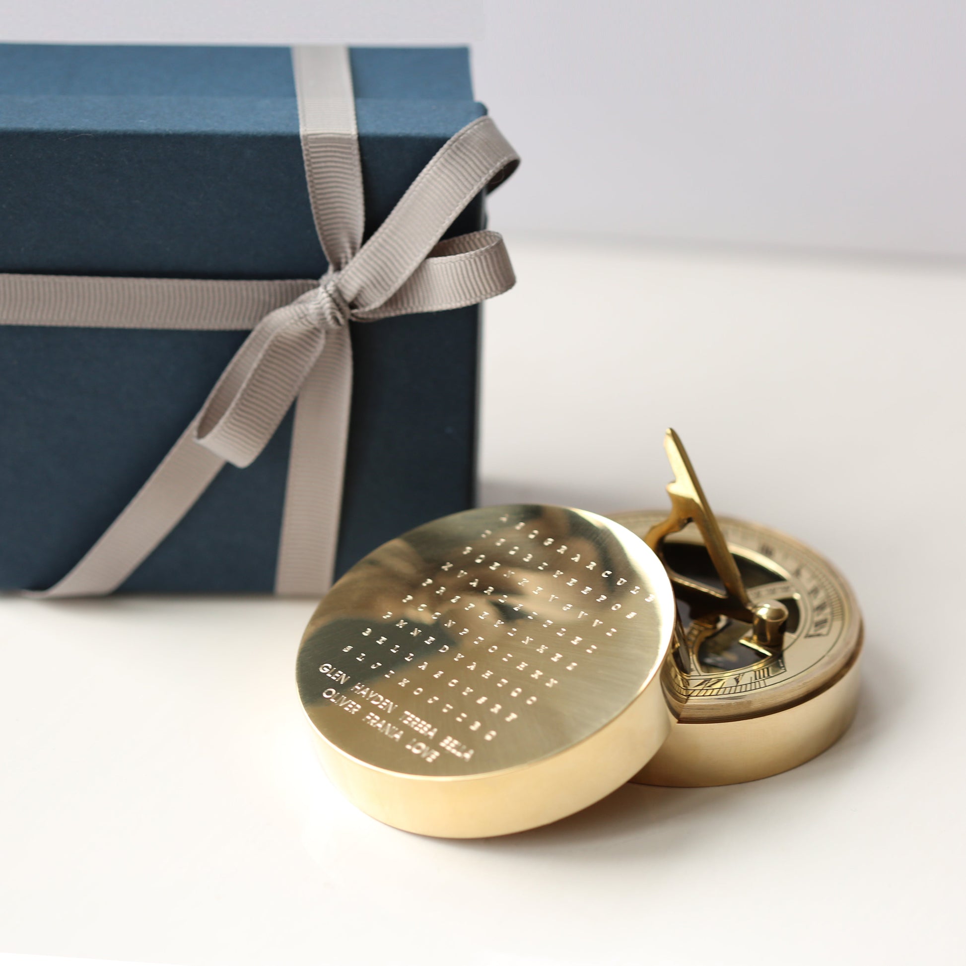 Personalized Word Puzzle Compass  Compasses Deeply Engraved