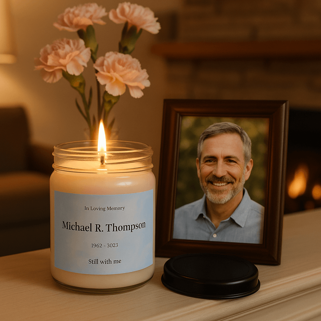 Rememberance Candle - The Everyday Tribute - 9oz  Scented Candles Deeply Engraved