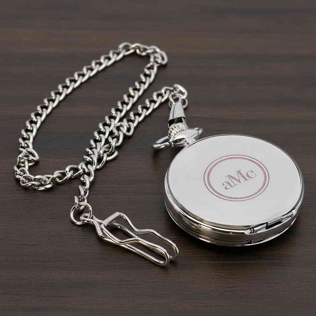 round-frame-initials-custom-monogram-silver-pocket-watch-dual-side-engraving