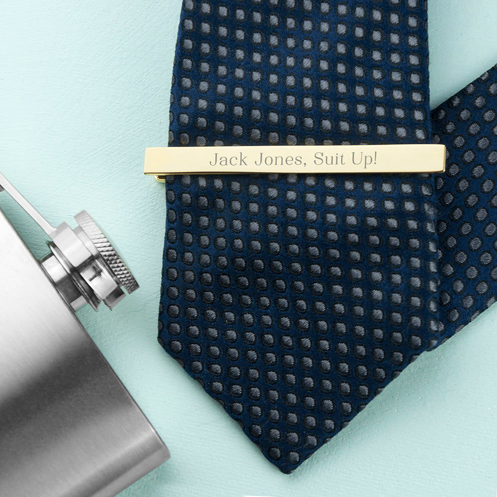 Signature Engraved Tie Clip  Tie Clips Deeply Engraved