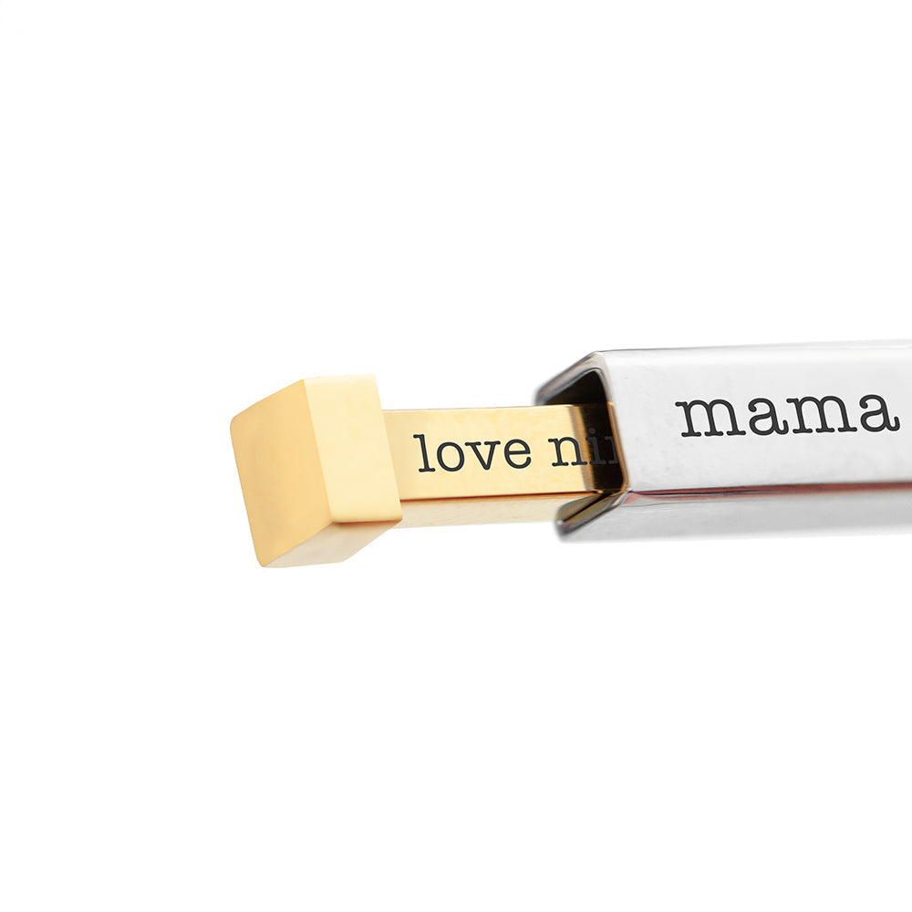 Sliding Secret Message Bar Necklace  Necklaces Deeply Engraved