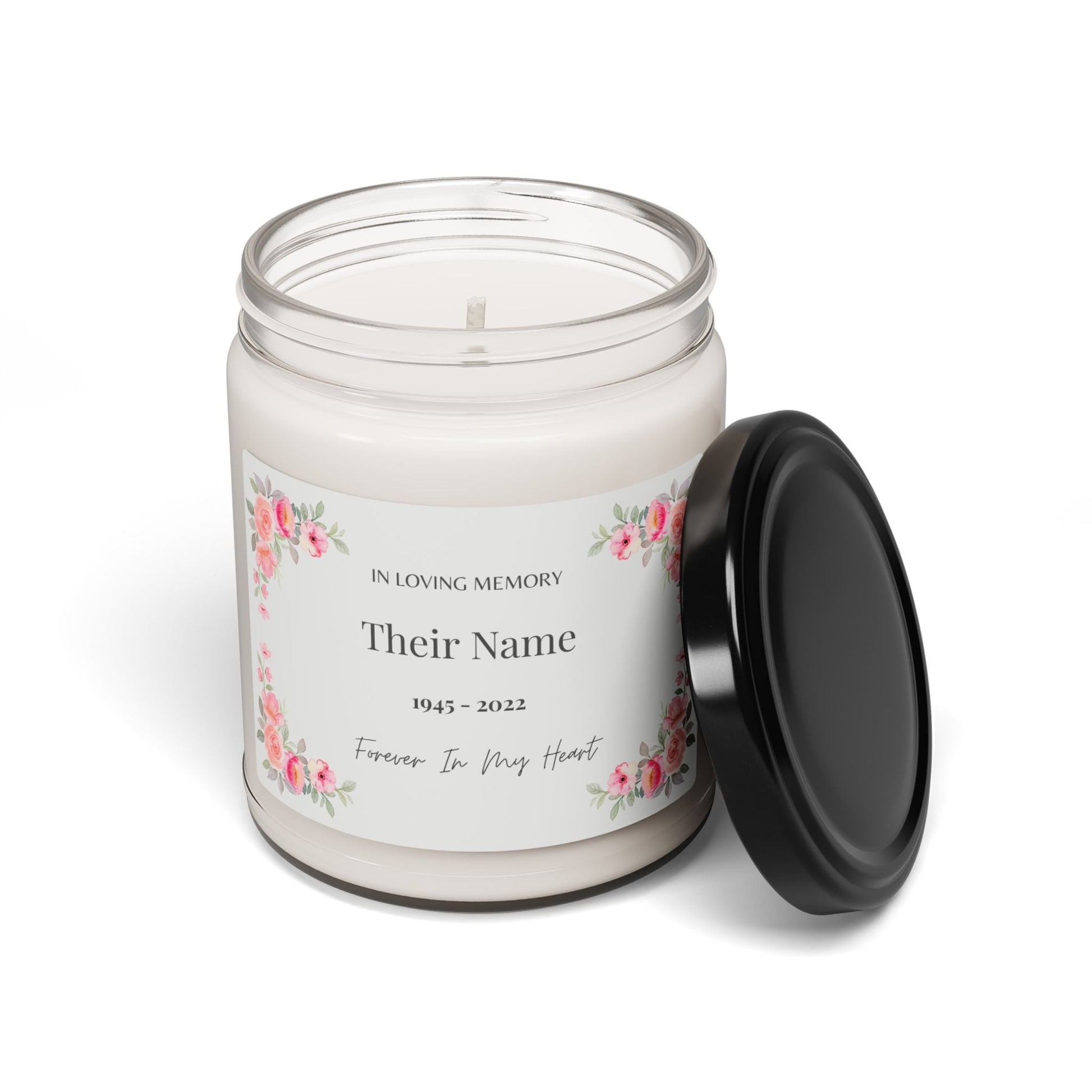 The Forever Flame – Personalized Memorial Scented Candle, 9oz  Scented Candles Deeply Engraved