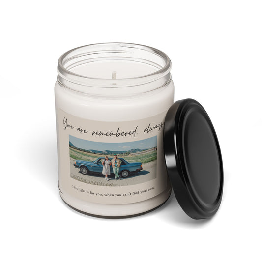 The Keepsake Personalized Sympathy Candle - 9oz  Scented Candles Deeply Engraved