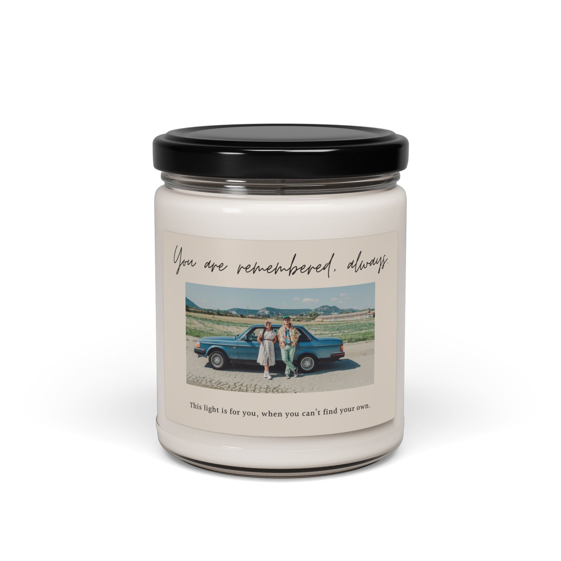 The Keepsake Personalized Sympathy Candle - 9oz  Scented Candles Deeply Engraved