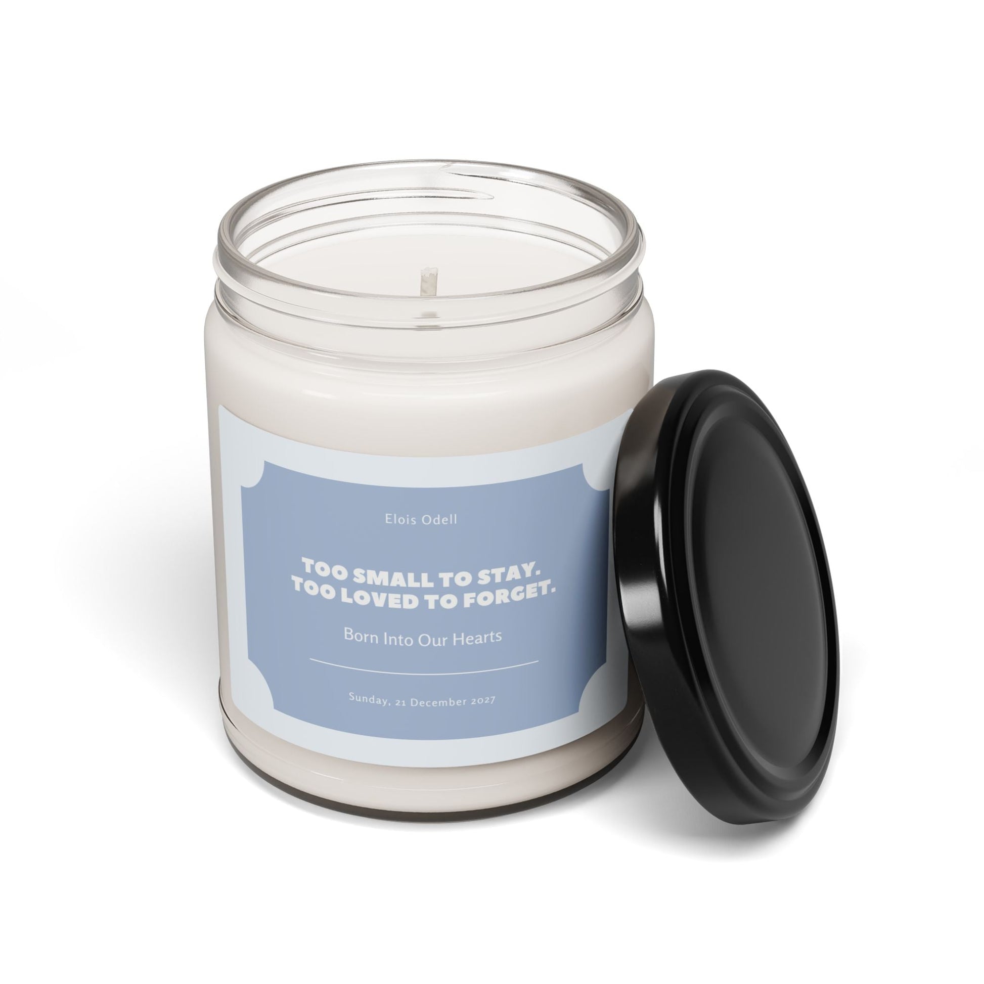 The Little Light - Infant Loss Memorial Candle (9oz)  Scented Candles Deeply Engraved