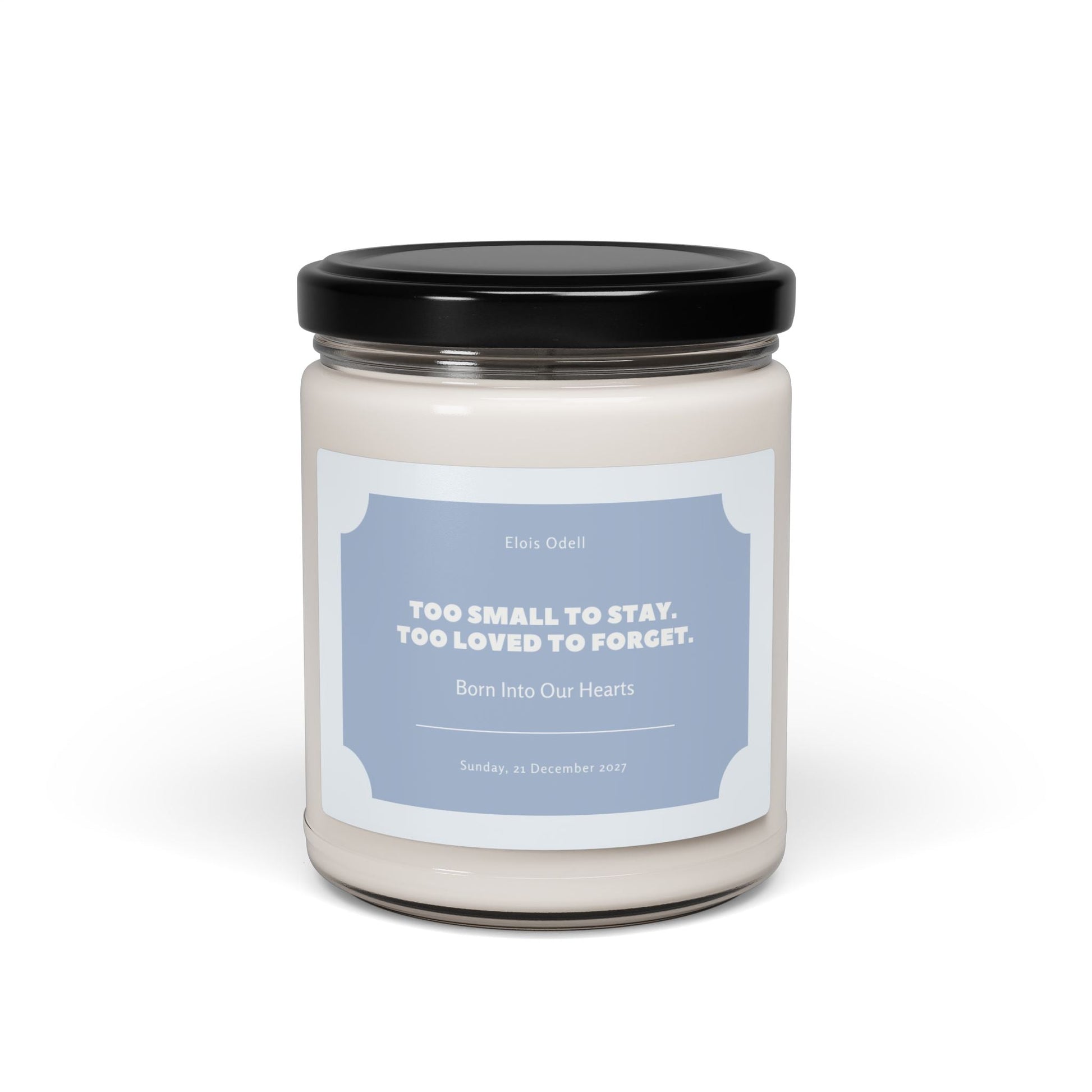 The Little Light - Infant Loss Memorial Candle (9oz)  Scented Candles Deeply Engraved