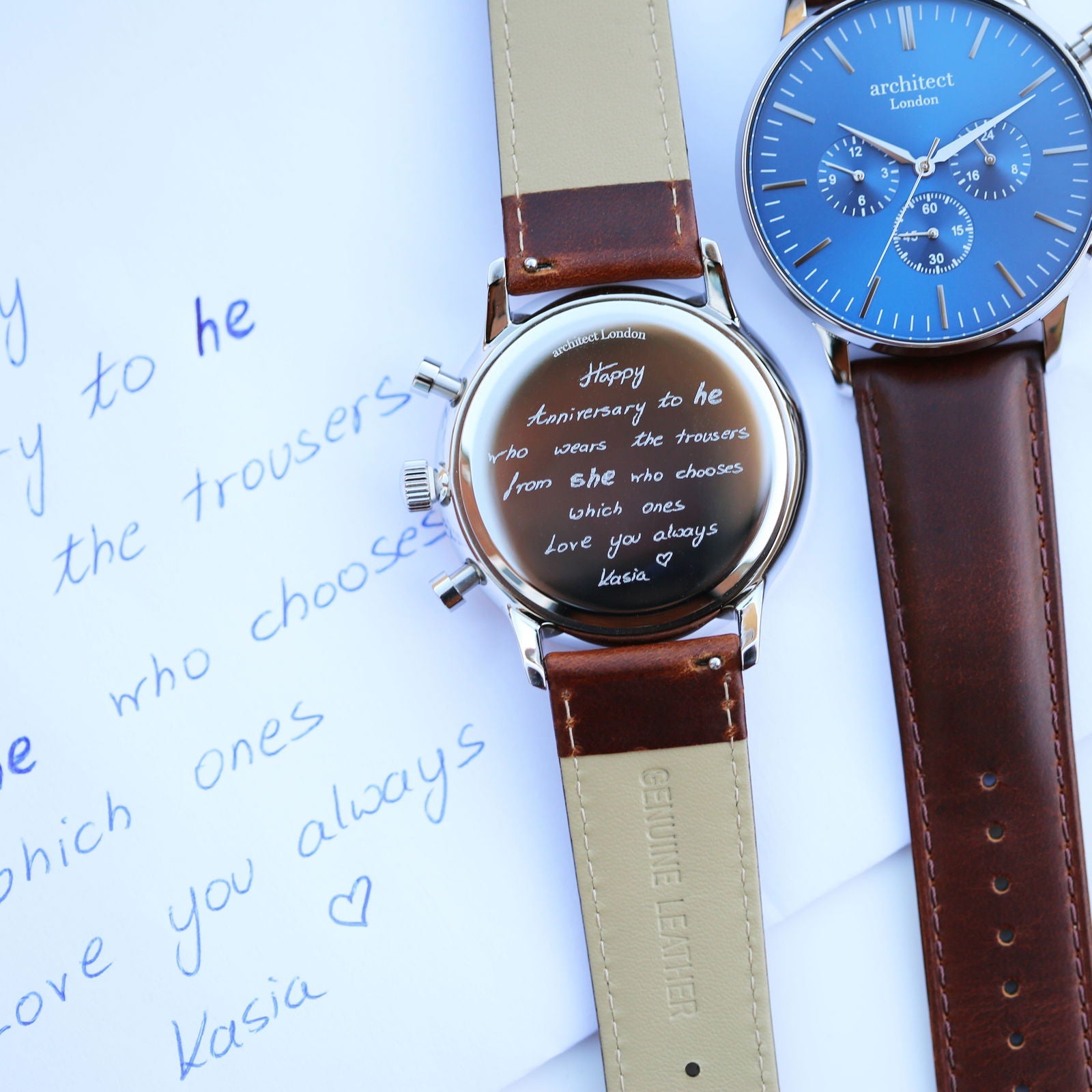 The Meridian Heritage – Handwriting Engraved Watch for Men  Men's Watches Deeply Engraved