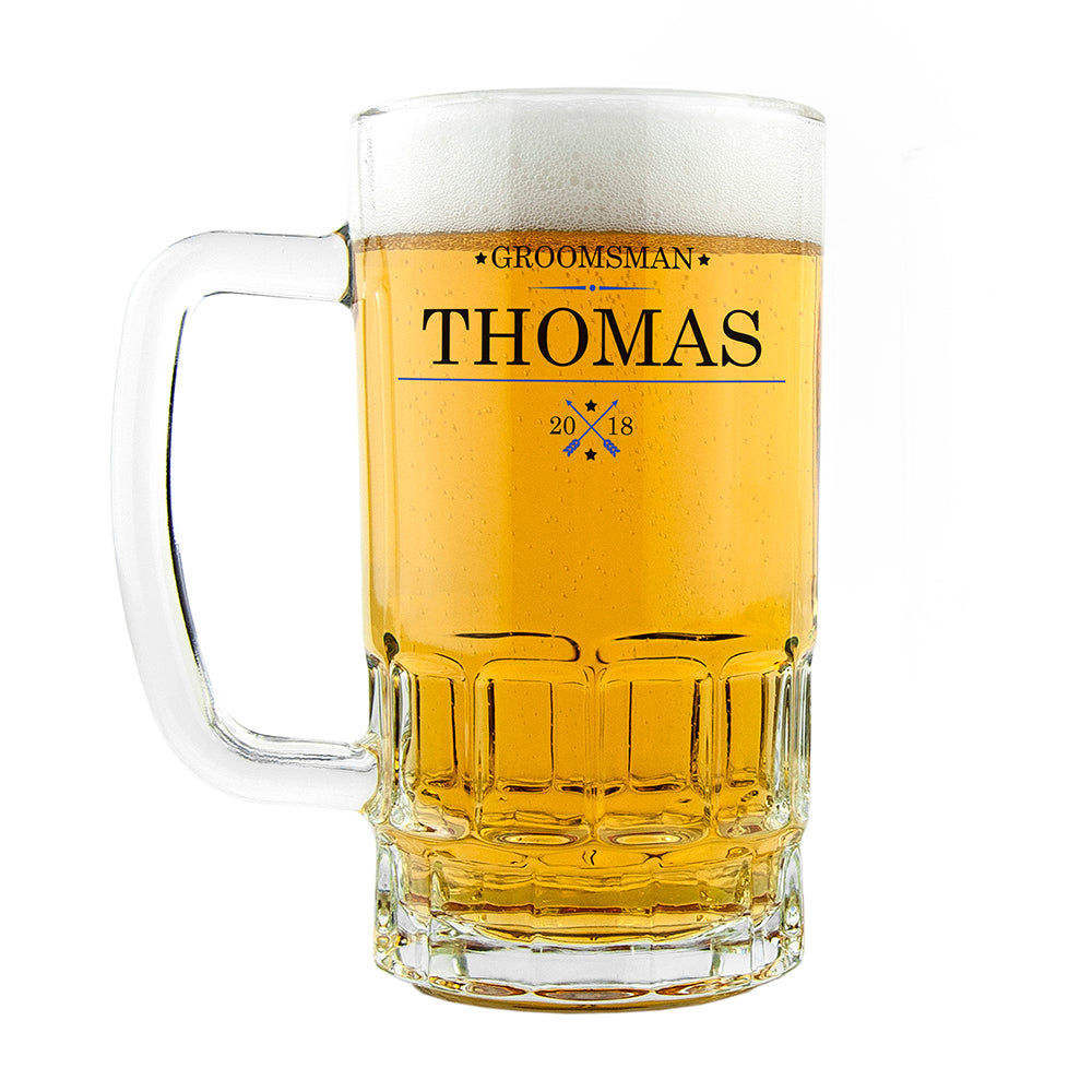 Vanguard Crossed Arrow Beer Stein | Custom Beer Mug  Beer Mugs Deeply Engraved