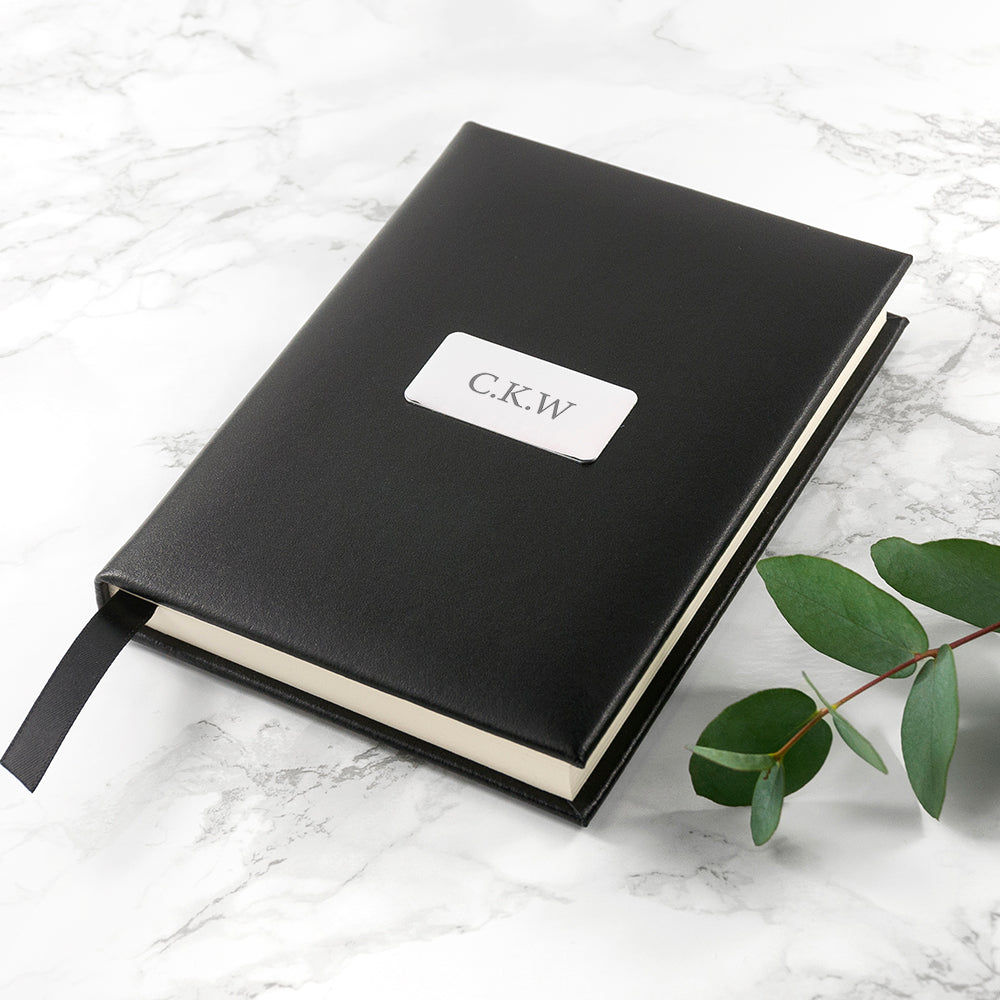 Vechaca Leather Journal – Personalized Executive Notebook  Leather Books Deeply Engraved