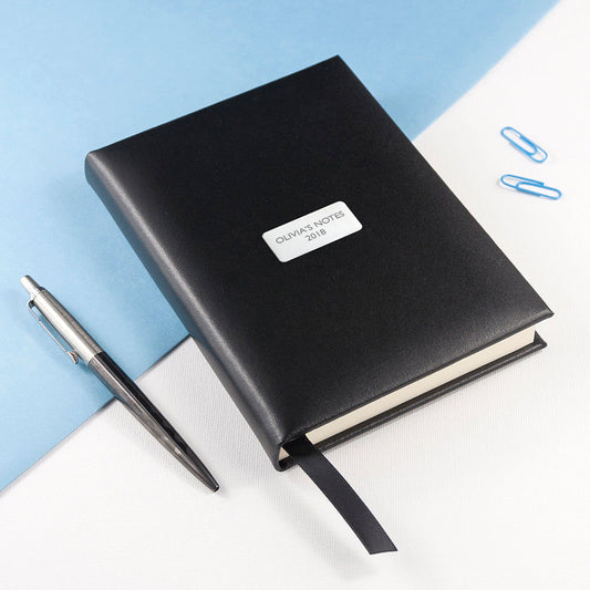 Vechaca Leather Journal – Personalized Executive Notebook  Leather Books Deeply Engraved